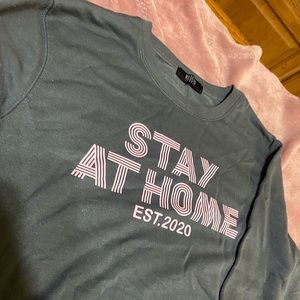 Stay at home est. 2020 longsleeve shirt